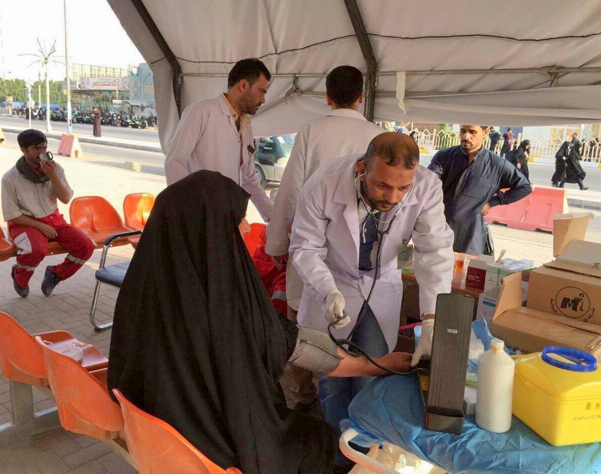 صحة صلاح الدين تنشر 15 مفرزة لخدمة زوار الأربعين
