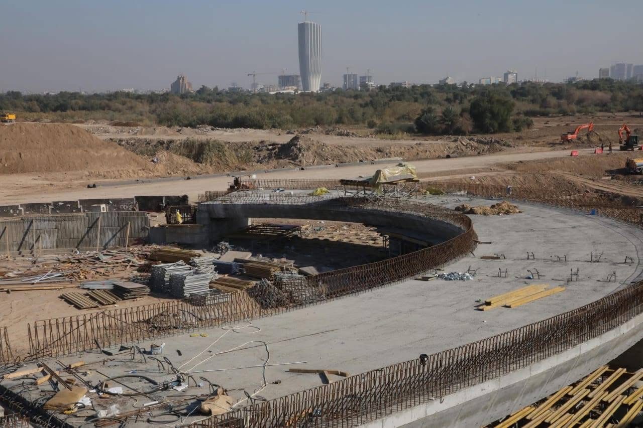 الإعمار تعلن نسب إنجاز جسر الجادرية الثاني
